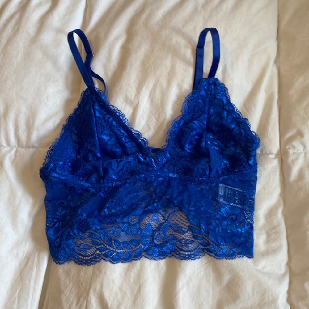 lace bralette top, never worn, XS